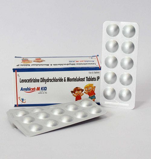 Levocetirizine Dihydrochloride 4 mg and Montelukast 2.5 mg Tablets