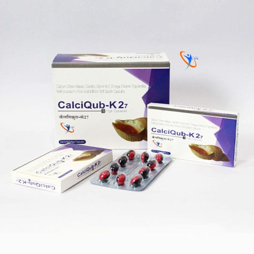 Calcitriol, Calcium Carbonate, Omega-3 fatty acids, Methylcobalamin, Folic Acid, and Boron Soft Gel Capsules
