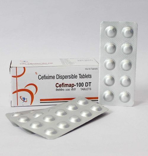 Cefixime 100mg Dispersible Tablets