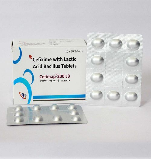 Cefixime With Lactic Acid Bacillus Tablets