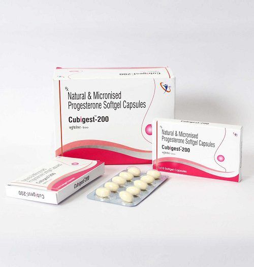 Natural Micronised Progesterone Softgel Capsules