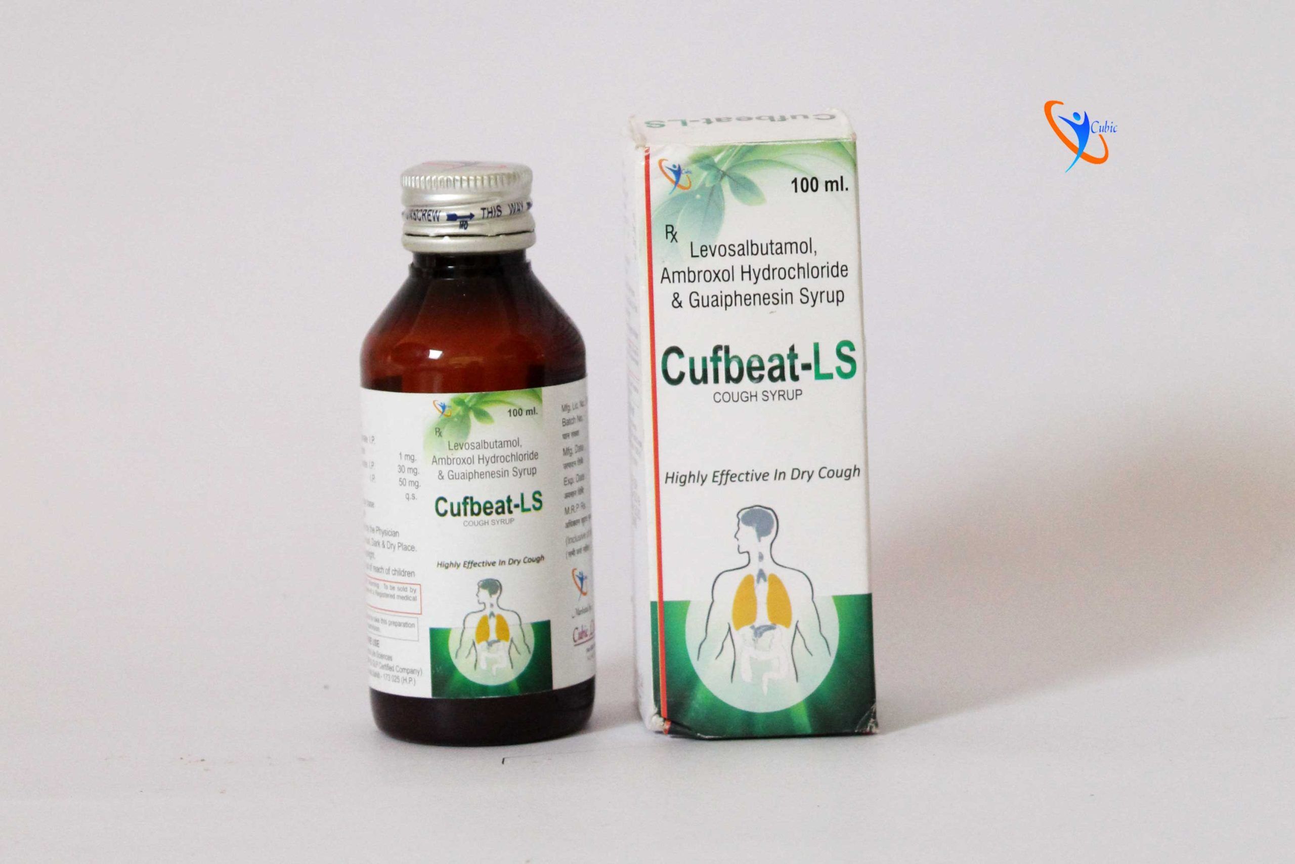 Levosalbutamol, Ambroxol Hydrochloride and Guaifenesin Syrup