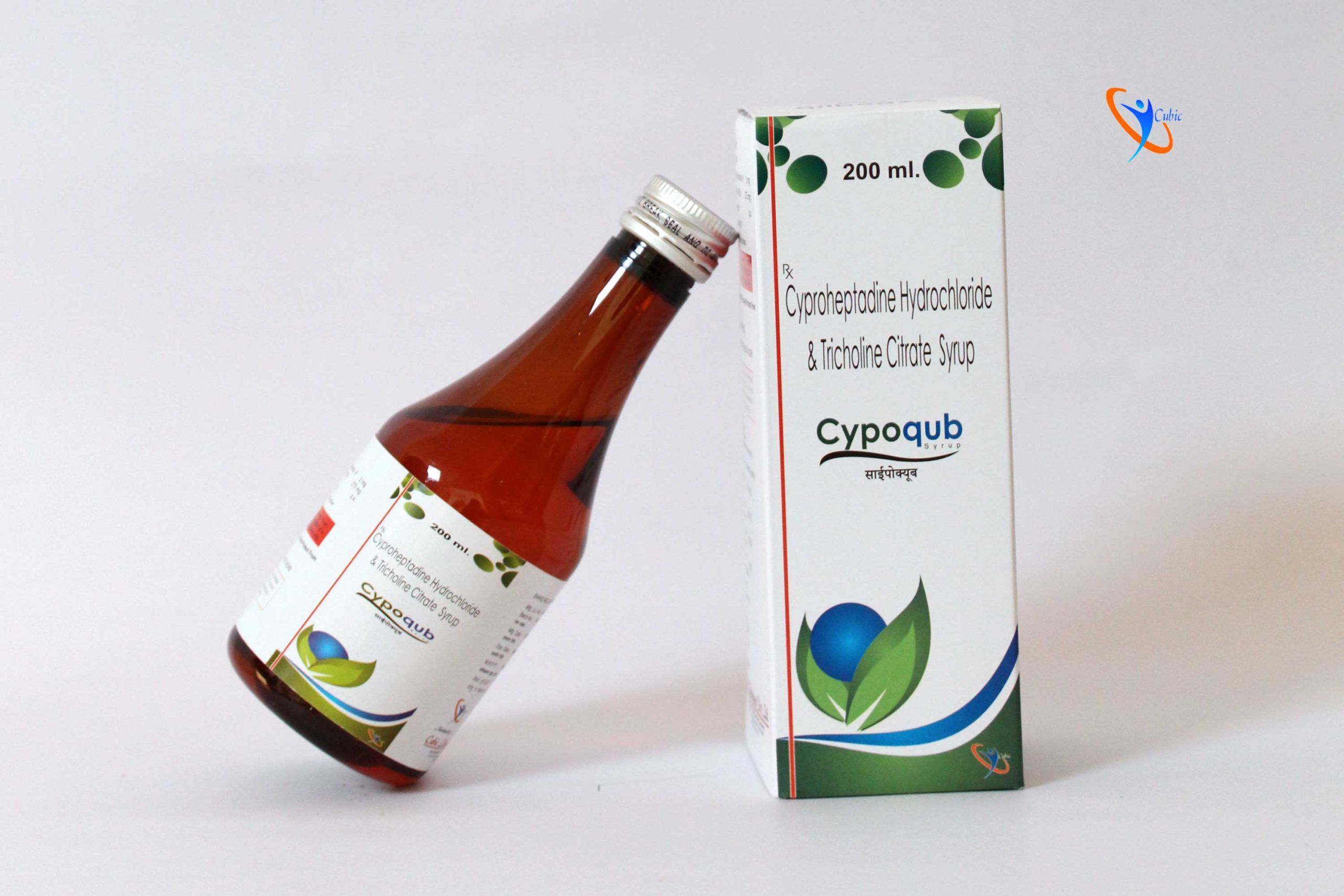 Cyproheptadine Hydrochloride and Tricholine Citrate Syrup