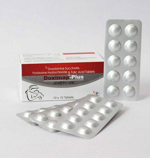 Doxylamine Succinate, Pyridoxine Hydrochloride and Folic Acid Tablets