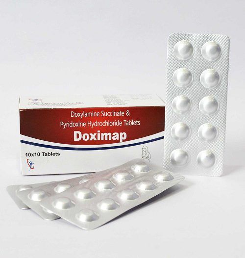 Doxylamine Succinate and Pyridoxine Hydrochloride Tablets