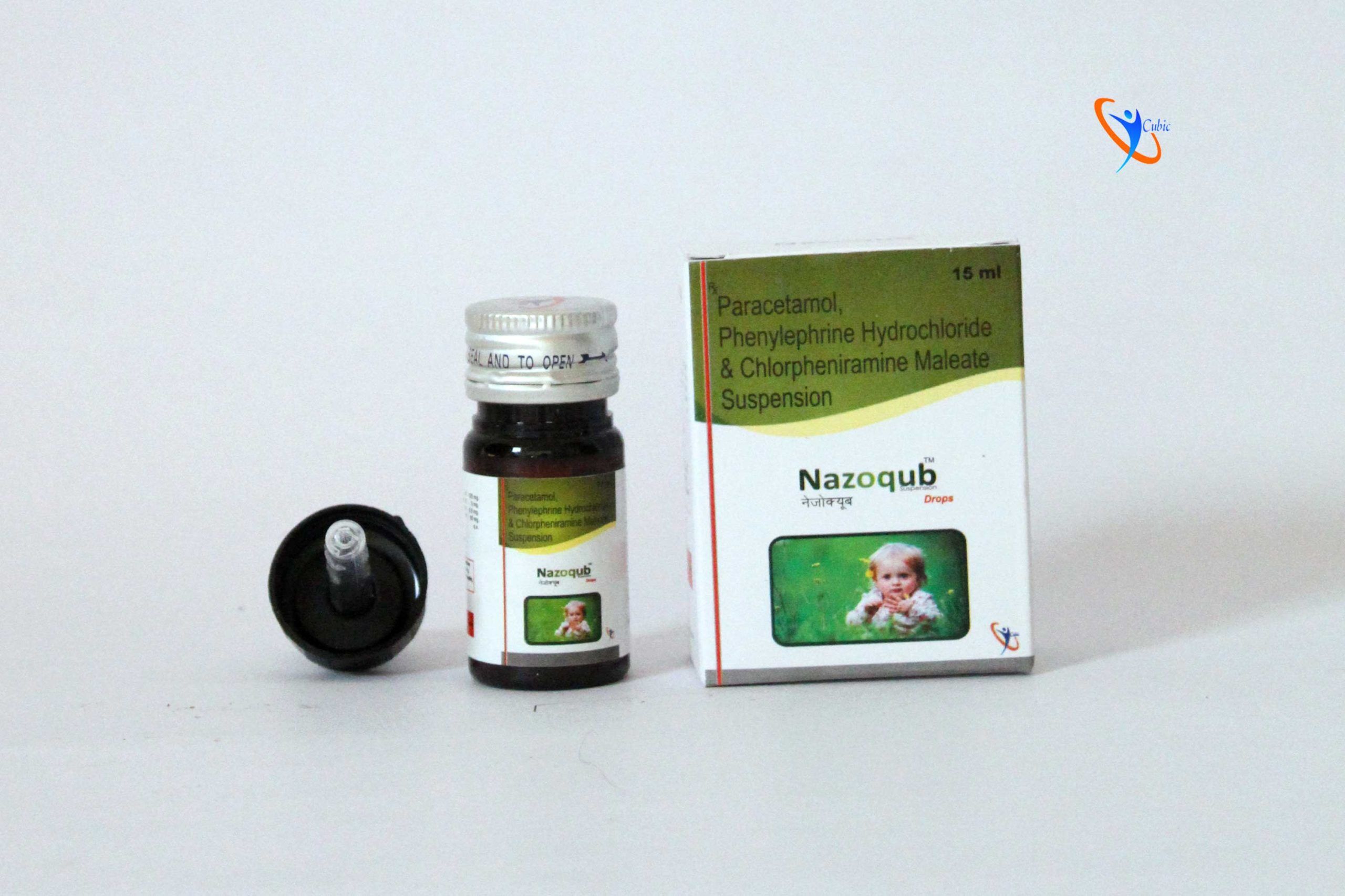 Paracetamol 125 mg, Phenylephrine Hydrochloride 5 mg, and Chlorpheniramine Maleate 1 mg Suspension